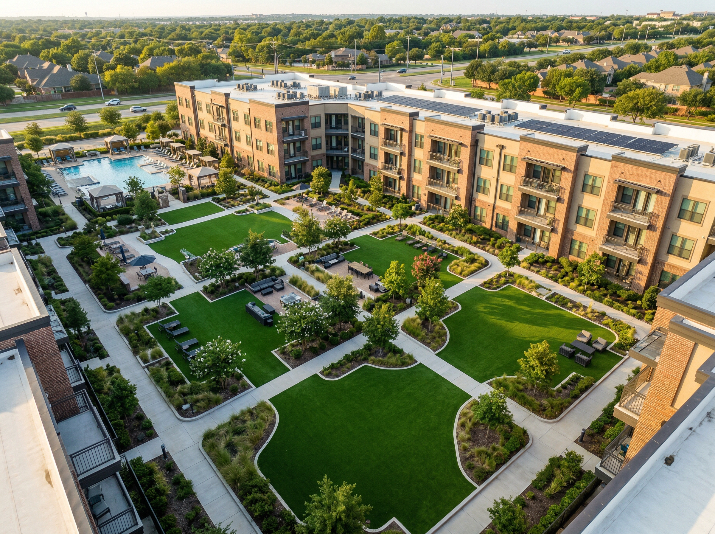 Commercial Artificial Turf Installation DFW